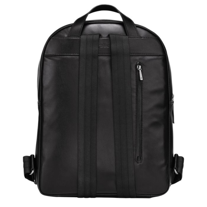 Men's Longchamp Baxi Backpacks Black | UAE-6530IS