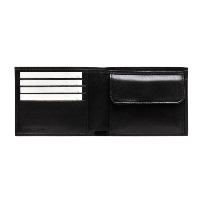 Men's Longchamp Baxi Wallets Black | UAE-2638WG