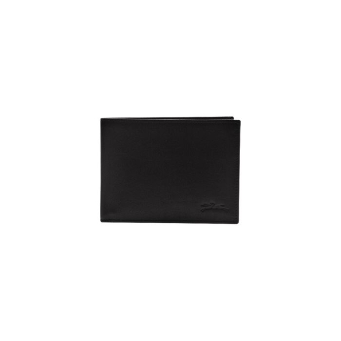 Men's Longchamp Baxi Wallets Black | UAE-4506WE