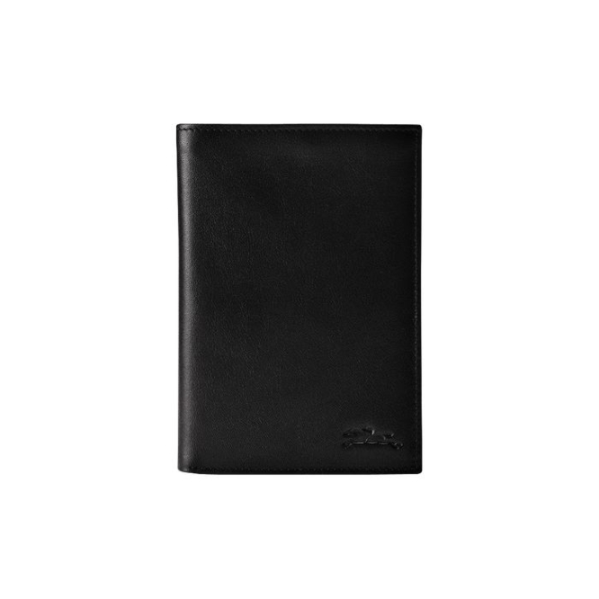 Men's Longchamp Baxi Wallets Black | UAE-8372AH