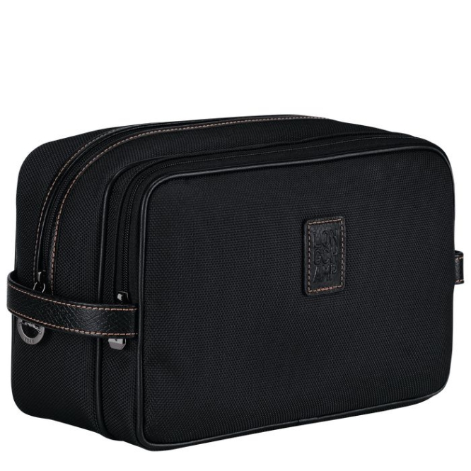 Men's Longchamp Boxford Toiletry Bags Black | UAE-1932IU