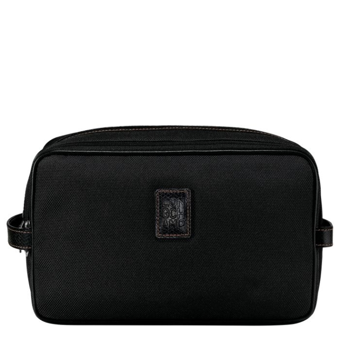 Men\'s Longchamp Boxford Toiletry Bags Black | UAE-1932IU