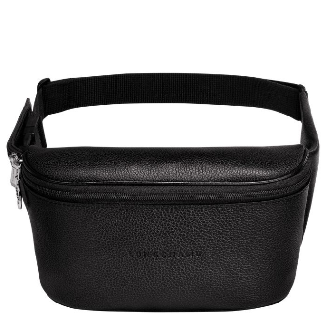 Men\'s Longchamp Le Foulonné Belt Bags Black | UAE-9635UA