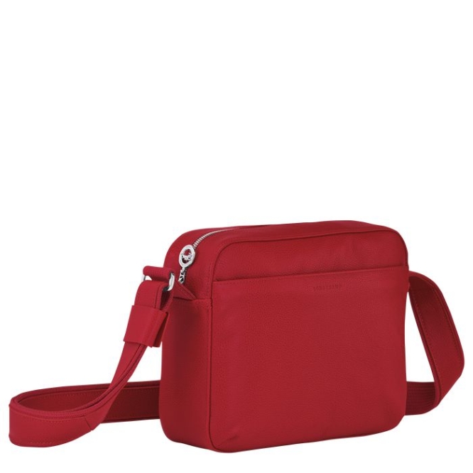 Men's Longchamp Le Foulonné Crossbody Bags Red | UAE-1527HM