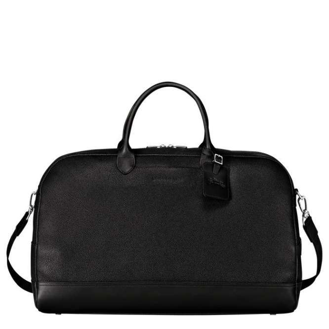 Men\'s Longchamp Le Foulonné L Travel Bags Black | UAE-0169IU