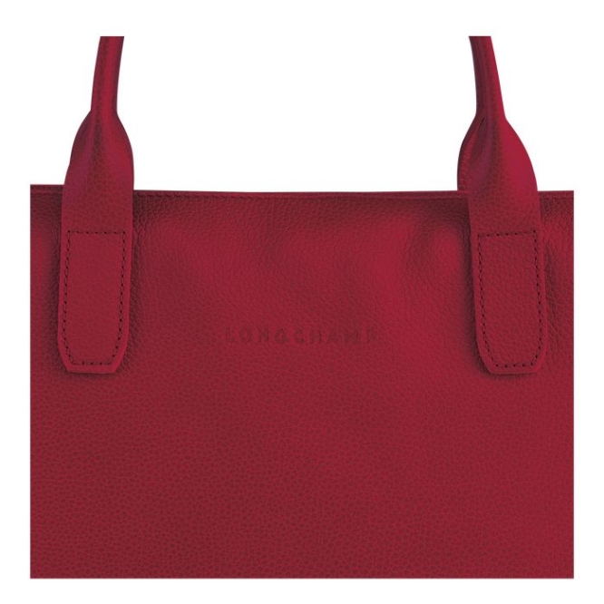 Men's Longchamp Le Foulonné S Document Holders Red | UAE-6183UZ