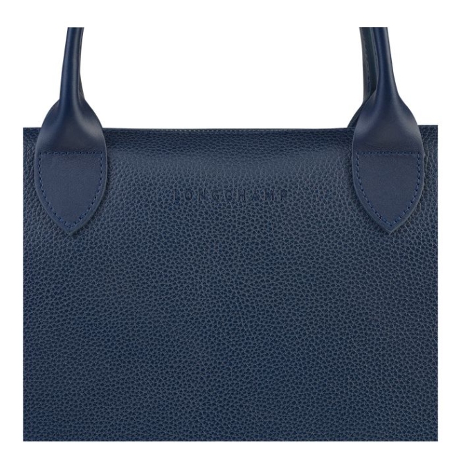 Men's Longchamp Le Foulonné S Document Holders Navy | UAE-7032EF