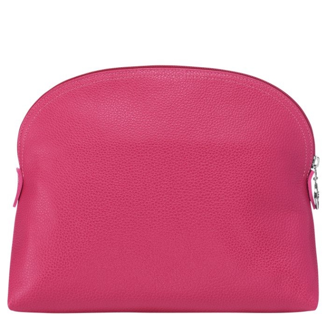 Men's Longchamp Le Foulonné Toiletry Bags Pink | UAE-9354MG