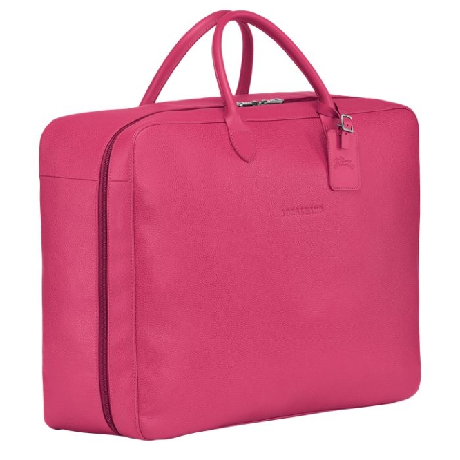 Men's Longchamp Le Foulonné Travel Bags Pink | UAE-0963NW