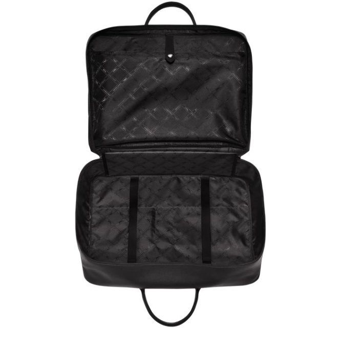 Men's Longchamp Le Foulonné Travel Bags Black | UAE-4260IN