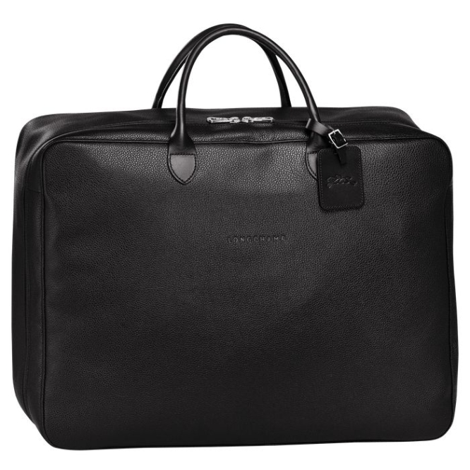 Men\'s Longchamp Le Foulonné Travel Bags Black | UAE-4260IN