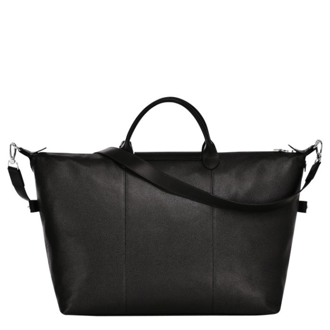 Men's Longchamp Le Foulonné XL Travel Bags Black | UAE-8624VD