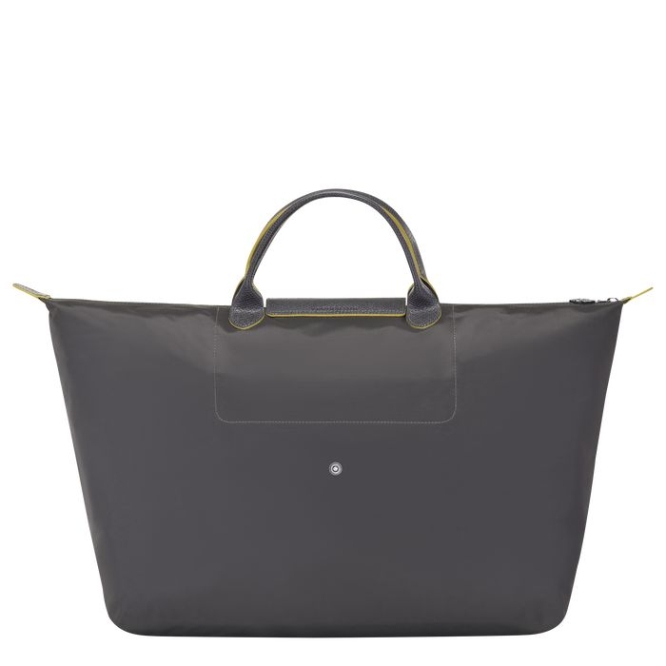 Men's Longchamp Le Pliage Club L Travel Bags Grey | UAE-8521NH