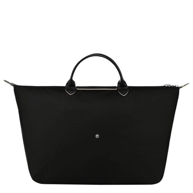 Men's Longchamp Le Pliage Club L Travel Bags Black | UAE-8703FV