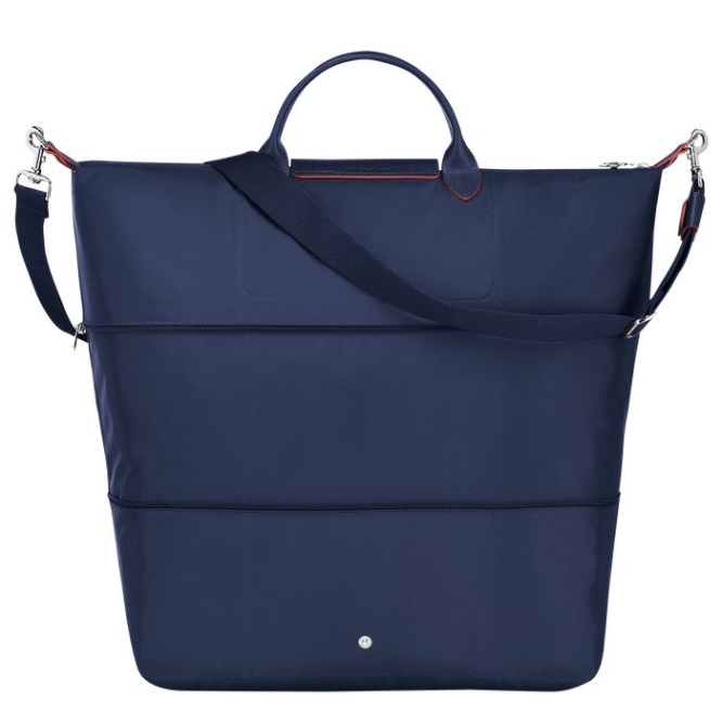 Men's Longchamp Le Pliage Club Travel Bags Navy | UAE-1209BX