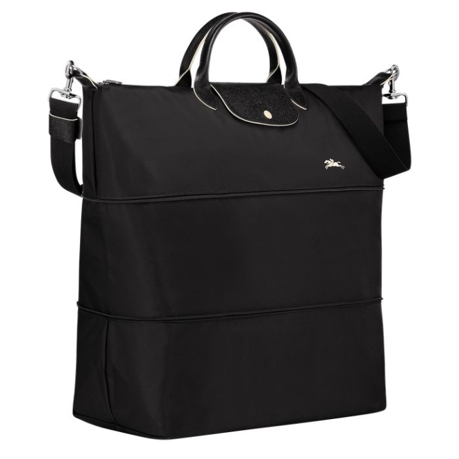 Men's Longchamp Le Pliage Club Travel Bags Black | UAE-9467VC