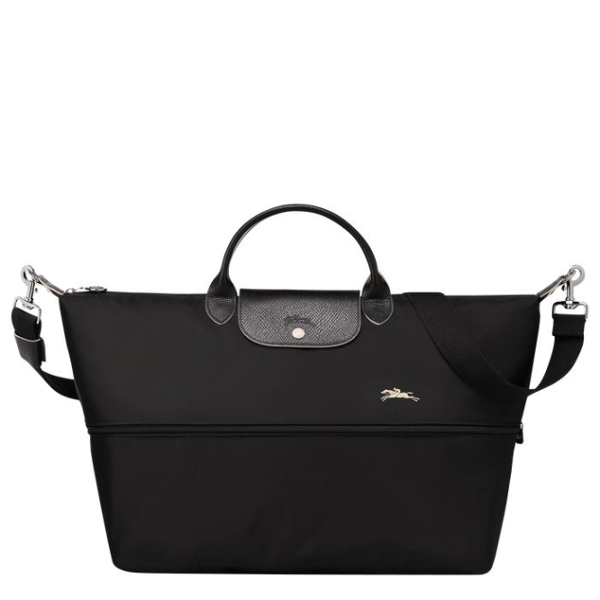 Men's Longchamp Le Pliage Club Travel Bags Black | UAE-9467VC