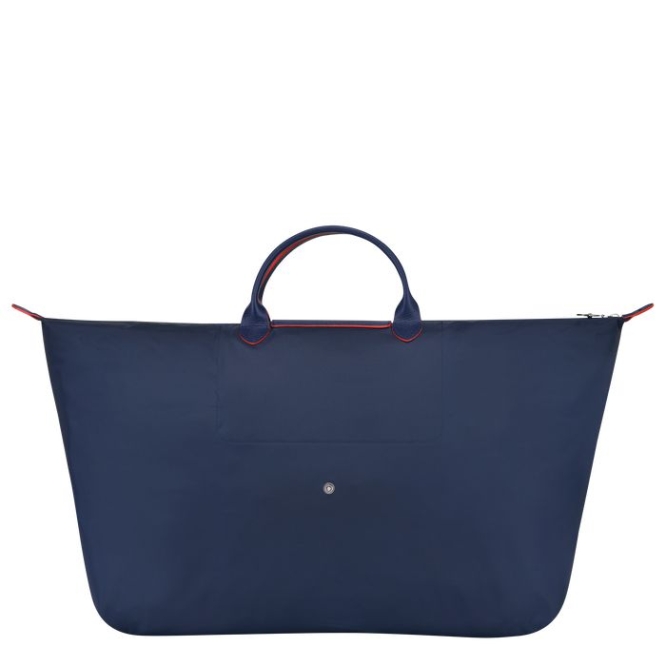 Men's Longchamp Le Pliage Club XL Travel Bags Navy | UAE-0237SG