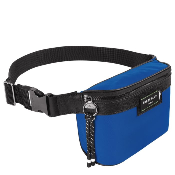 Men's Longchamp Le Pliage Energy Belt Bags Blue | UAE-8214ZV