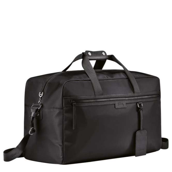 Men's Longchamp Le Pliage Néo Travel Bags Black | UAE-1074GS