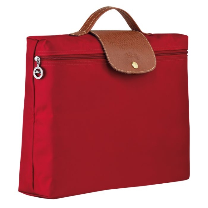 Men's Longchamp Le Pliage Original S Document Holders Red | UAE-9423QC