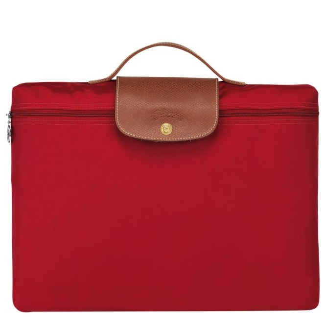 Men\'s Longchamp Le Pliage Original S Document Holders Red | UAE-9423QC