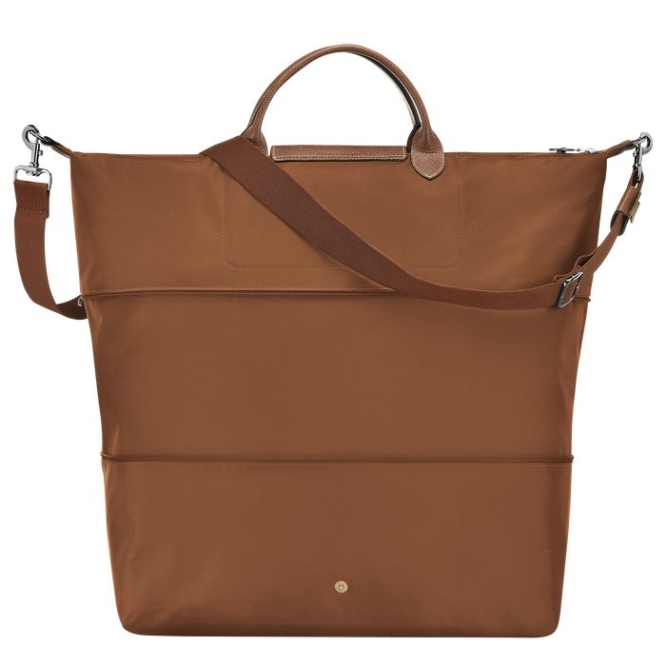 Men's Longchamp Le Pliage Travel Bags Brown | UAE-1247UA