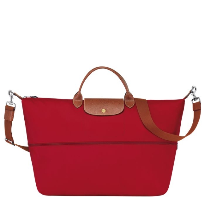 Men's Longchamp Le Pliage Travel Bags Red | UAE-5149PB