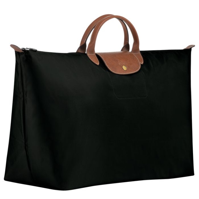 Men's Longchamp Le Pliage XL Travel Bags Black | UAE-8794GW