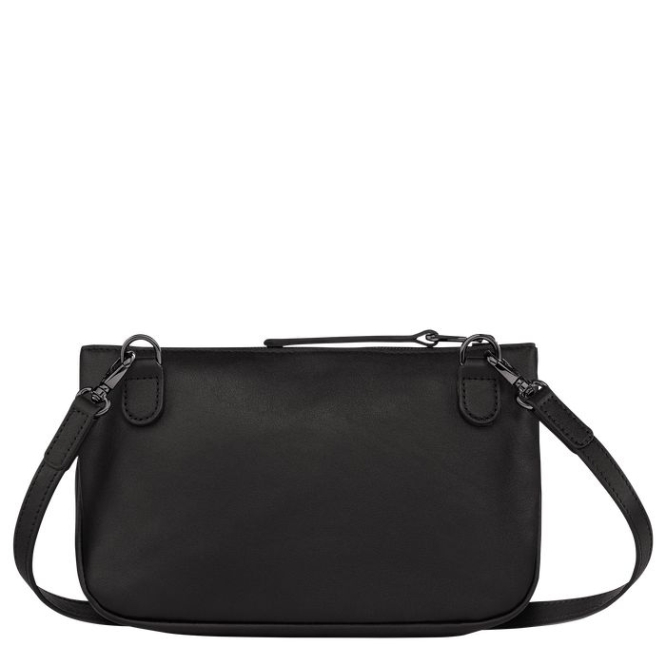 Women's Longchamp 3D Crossbody Bags Black | UAE-1870WZ