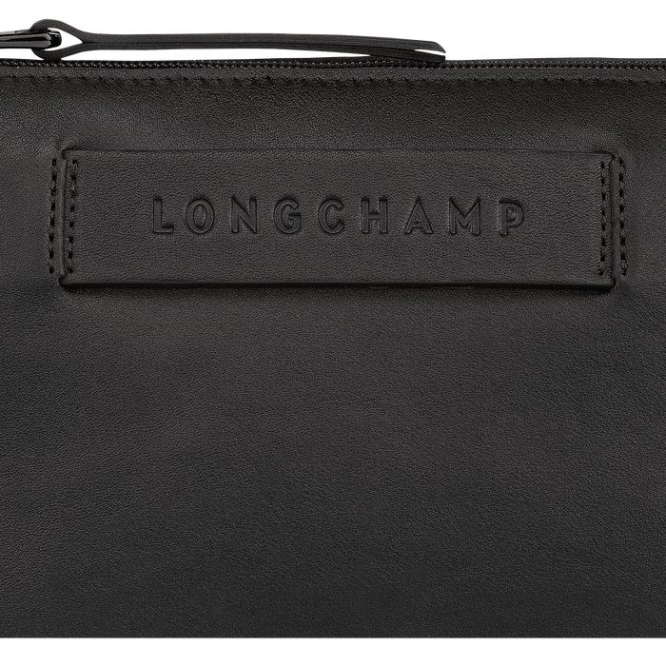 Women's Longchamp 3D Crossbody Bags Black | UAE-1870WZ