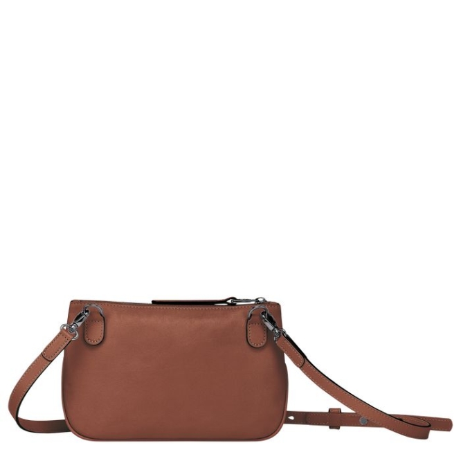 Women's Longchamp 3D Crossbody Bags Brown | UAE-6710KU