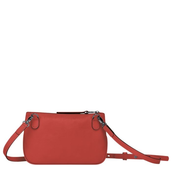 Women's Longchamp 3D Crossbody Bags Red | UAE-2614PX