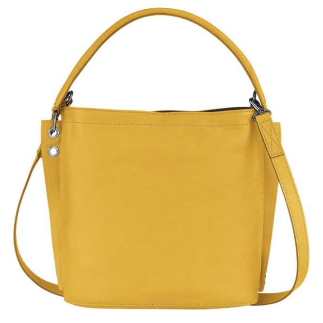 Women's Longchamp 3D Crossbody Bags Yellow | UAE-6298HN