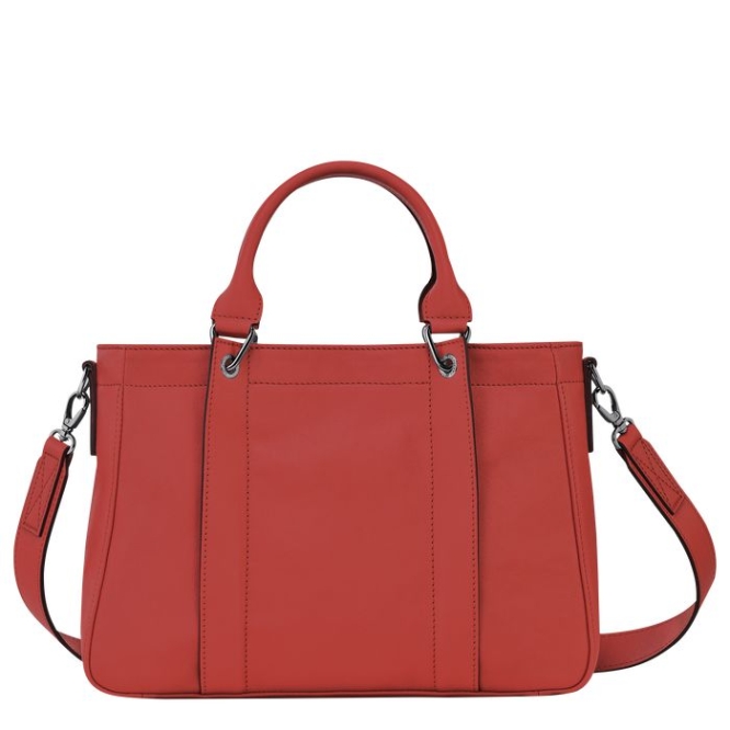 Women's Longchamp 3D S Top-handle Bags Red | UAE-3025QN