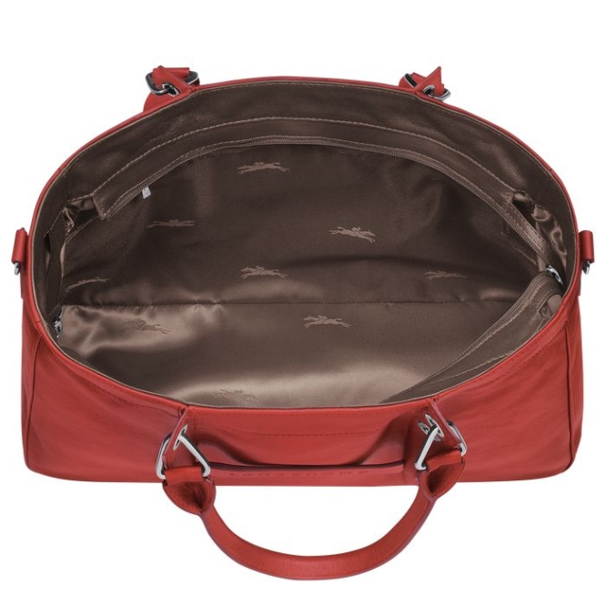 Women's Longchamp 3D S Top-handle Bags Red | UAE-3025QN