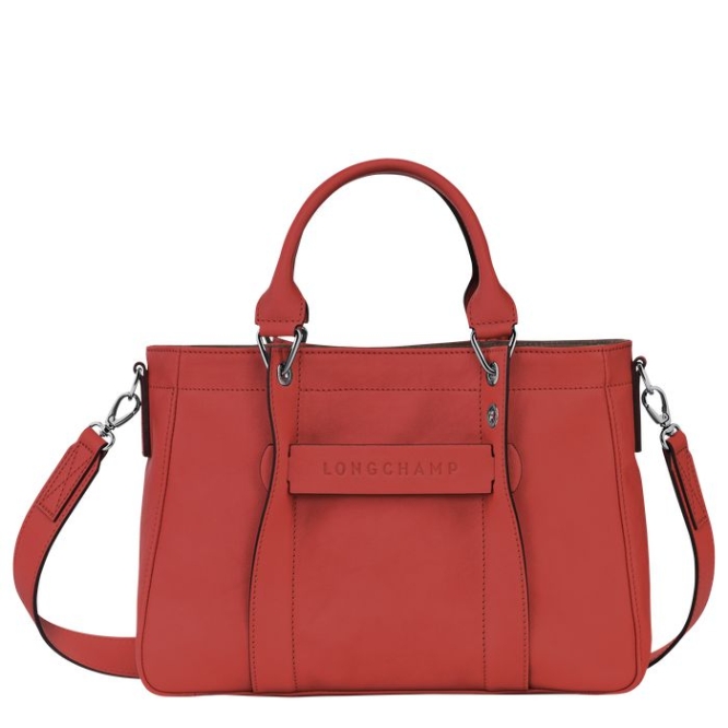 Women\'s Longchamp 3D S Top-handle Bags Red | UAE-3025QN