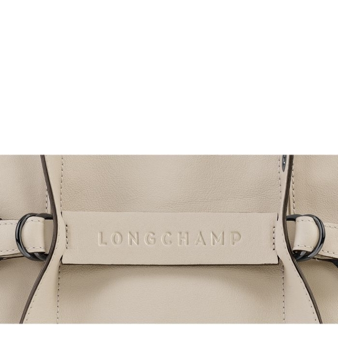 Women's Longchamp 3D Sangle M Top-handle Bags Beige | UAE-3174DS