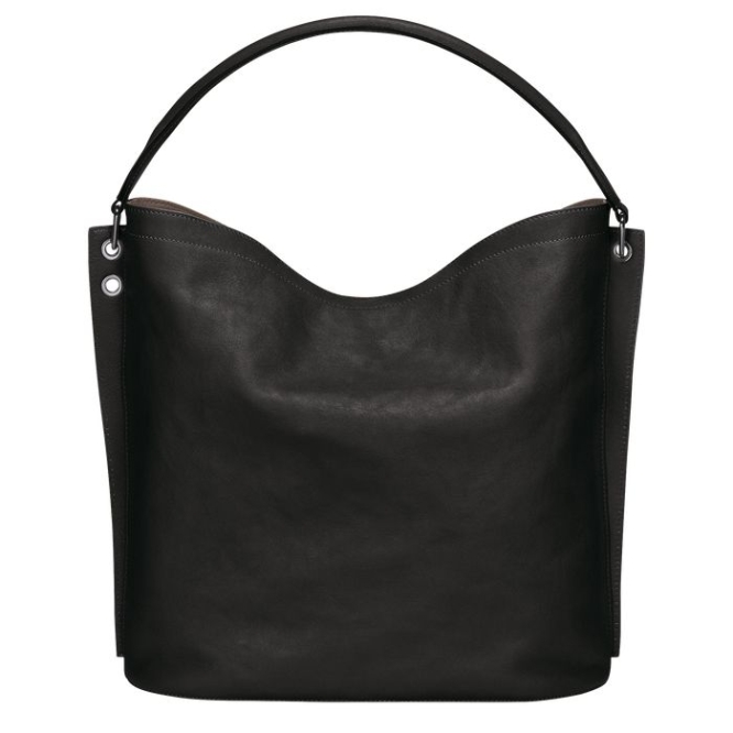 Women's Longchamp 3D Shoulder Bags Black | UAE-0925SC