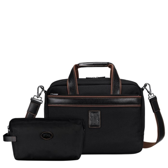 Women's Longchamp Boxford Travel Bags Black | UAE-2704AE