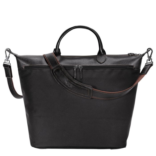 Women's Longchamp Boxford Travel Bags Black | UAE-9452JW