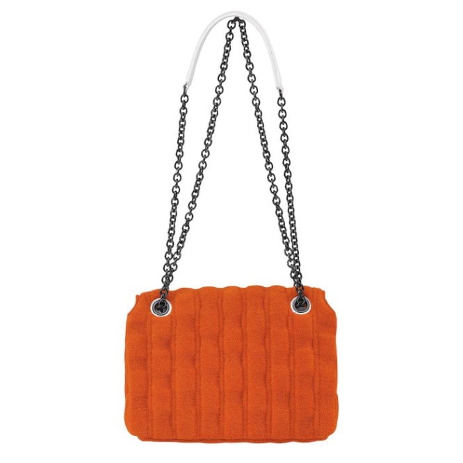 Women's Longchamp Brioche Eponge S Crossbody Bags Orange | UAE-2875DV