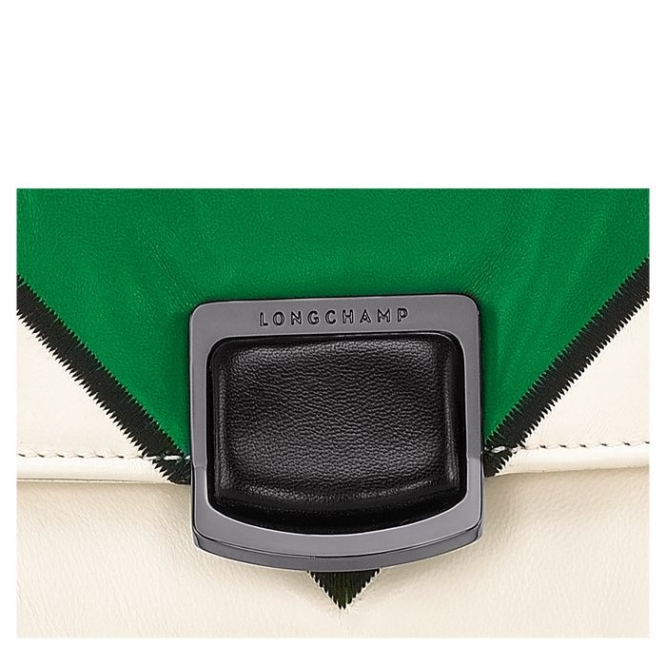 Women's Longchamp Brioche Losange S Crossbody Bags Green | UAE-5679PQ