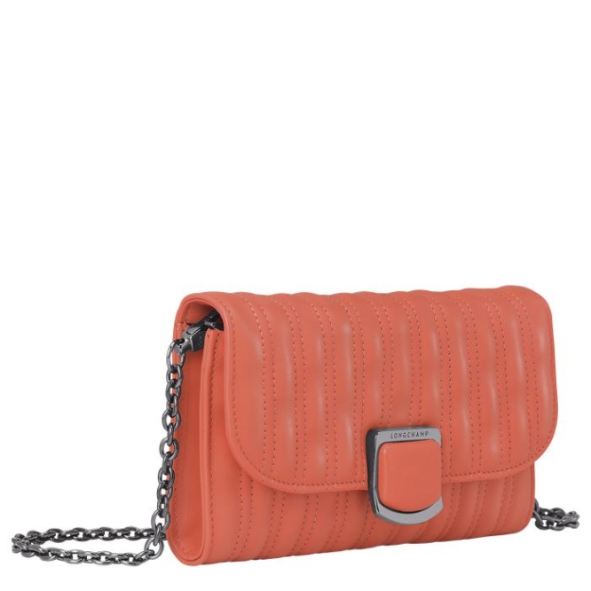 Women's Longchamp Brioche Wallets Pink | UAE-0561GB