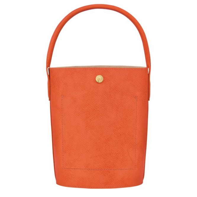 Women's Longchamp Cuir De Russie Top-handle Bags Orange | UAE-4528NE