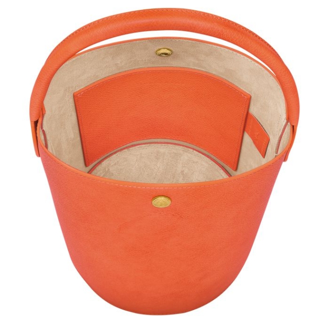 Women's Longchamp Cuir De Russie Top-handle Bags Orange | UAE-4528NE