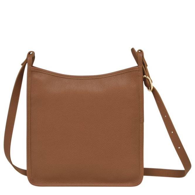 Women's Longchamp Le Foulonné L Crossbody Bags Brown | UAE-2603WR