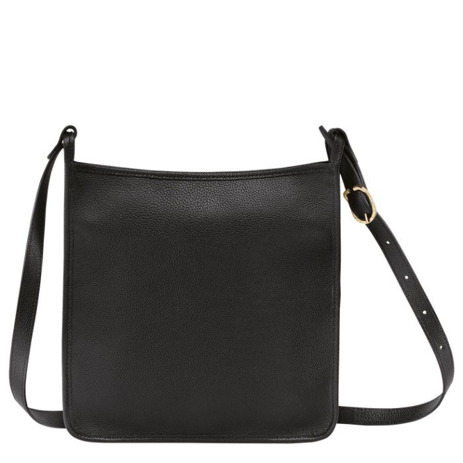 Women's Longchamp Le Foulonné L Crossbody Bags Black | UAE-3698SI