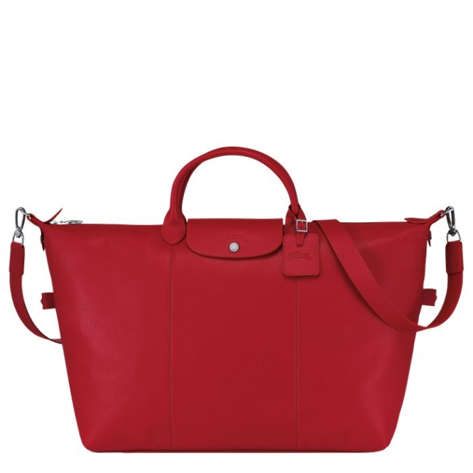 Women\'s Longchamp Le Foulonné L Travel Bags Red | UAE-1723YG