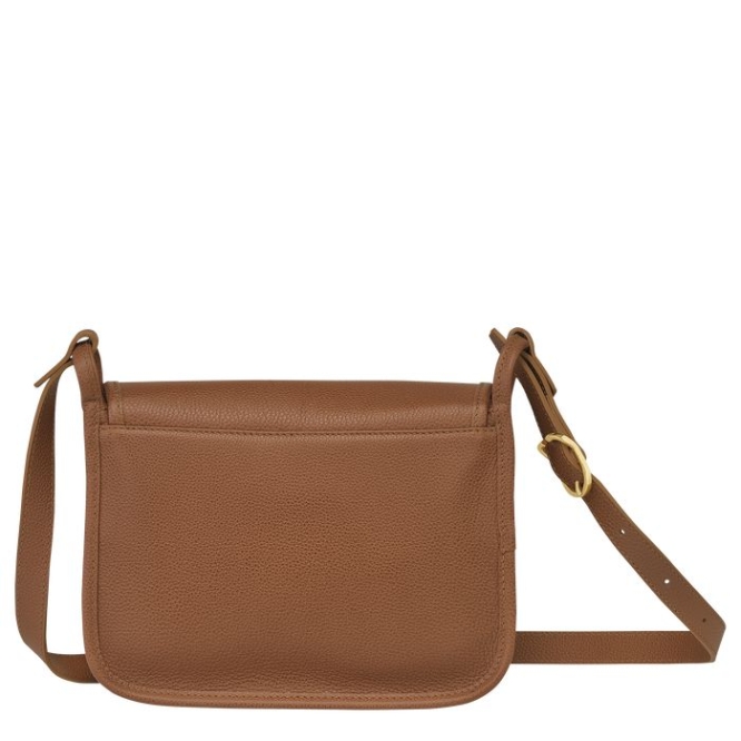 Women's Longchamp Le Foulonné M Crossbody Bags Brown | UAE-7086HN